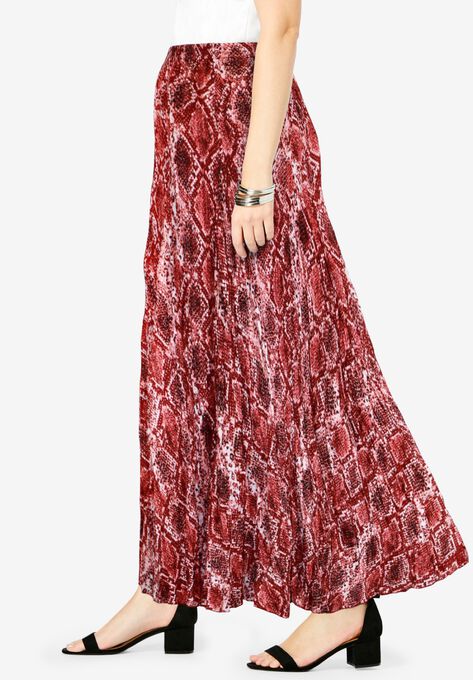 Flowing Crinkled Skirt, , alternate image number null