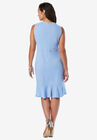 Sleeveless Ponte Dress, , on-hover image number null