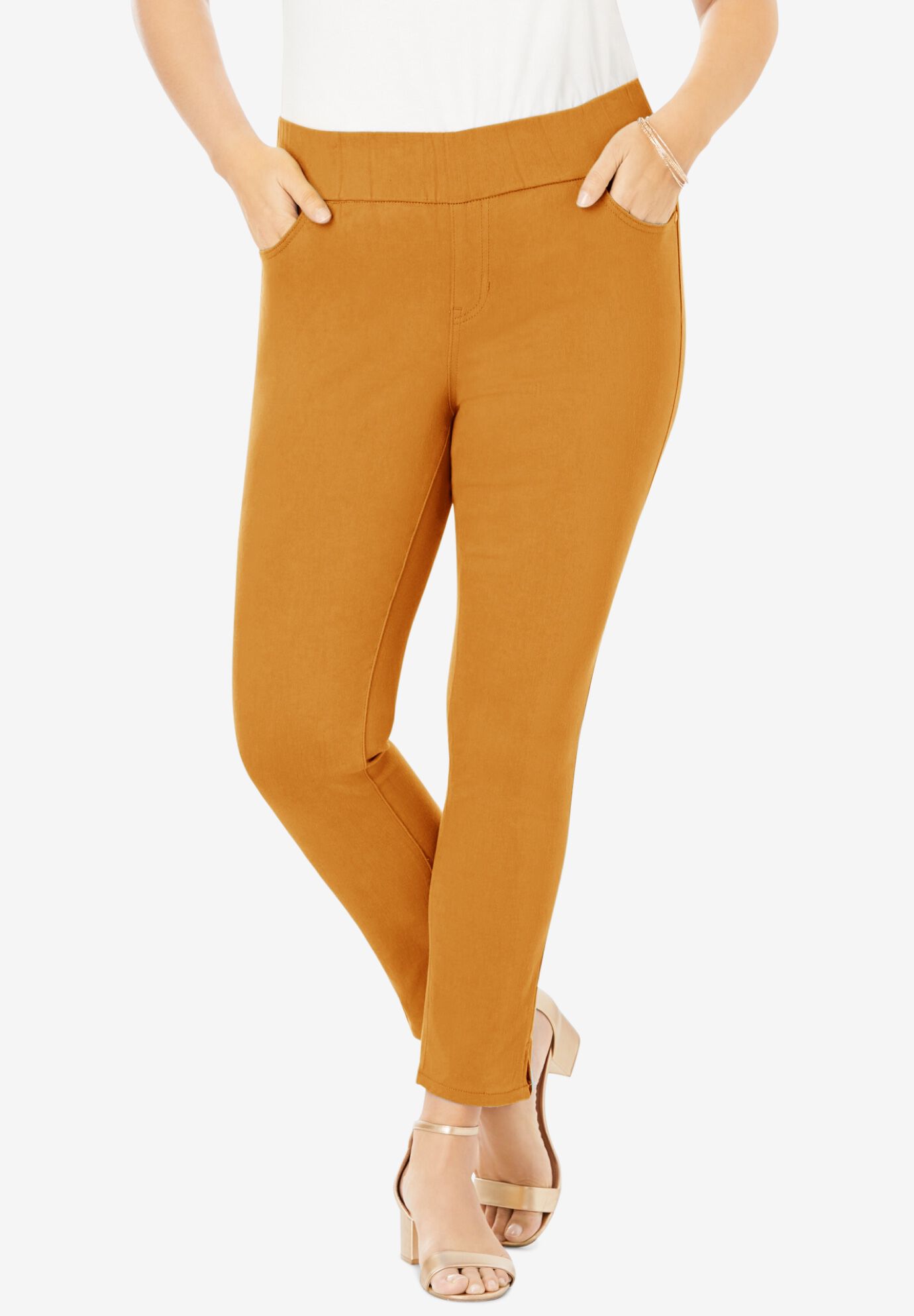 plus size ankle pants outfits