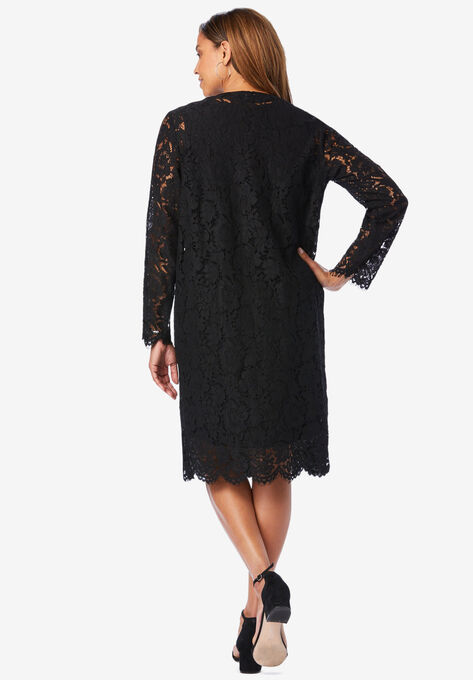 Lace Jacket Dress, , on-hover image number null