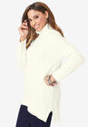 Cable Turtleneck Sweater, , alternate image number null