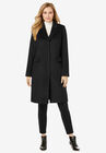 Notch Collar Coat, BLACK, hi-res image number null