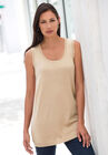 Scoop-Neck Sweater Tank, , alternate image number null