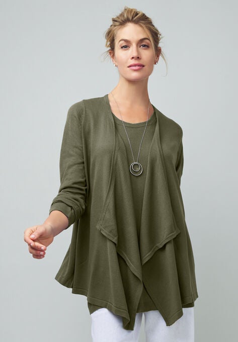Scoop-Neck Sweater Tank, , alternate image number null