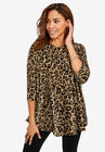 Swing Tunic, NATURAL BOLD LEOPARD, hi-res image number null