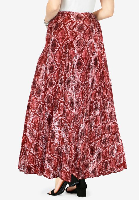 Flowing Crinkled Skirt, , on-hover image number null