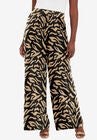 Knit Palazzo Pant, ZEBRA, hi-res image number null