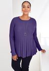 Chevron Fit & Flare Sweater, , alternate image number null
