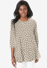 Swing Tunic, NEW KHAKI DOT, hi-res image number null
