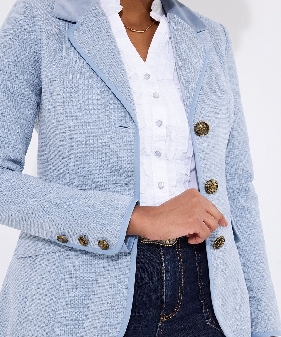 Classic Blazer, FRENCH BLUE, alternate image number 2