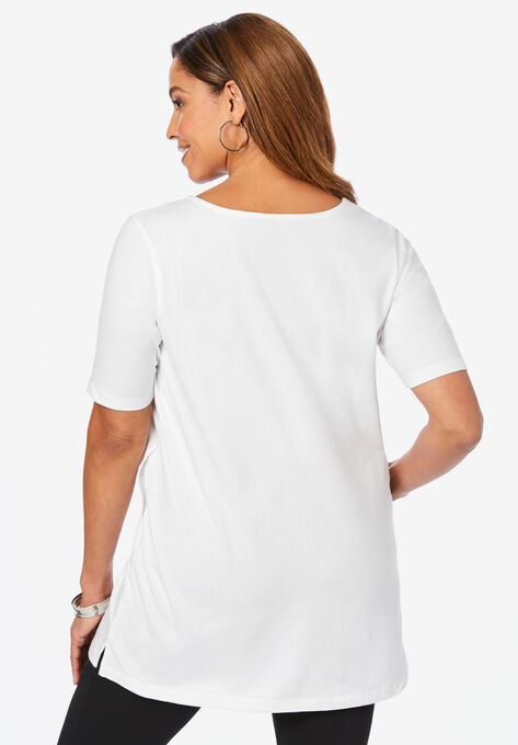 Square-Neck Tunic, , on-hover image number null