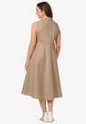Cotton Shirtdress, , on-hover image number null