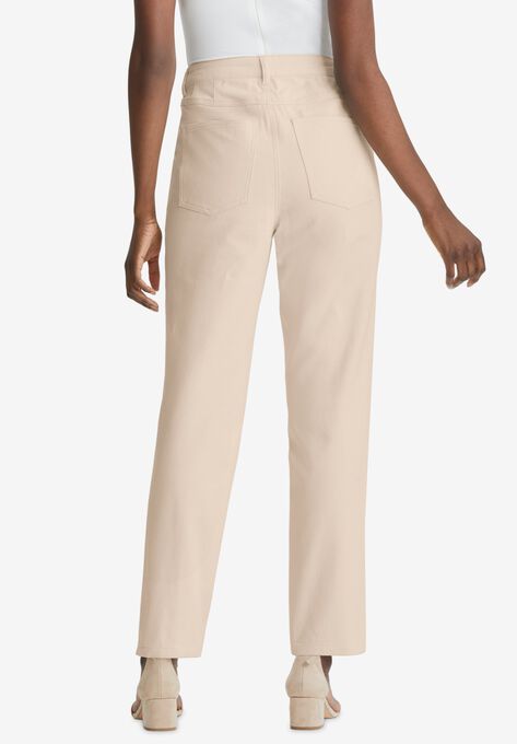 Classic Cotton Denim Straight Jeans, , on-hover image number null