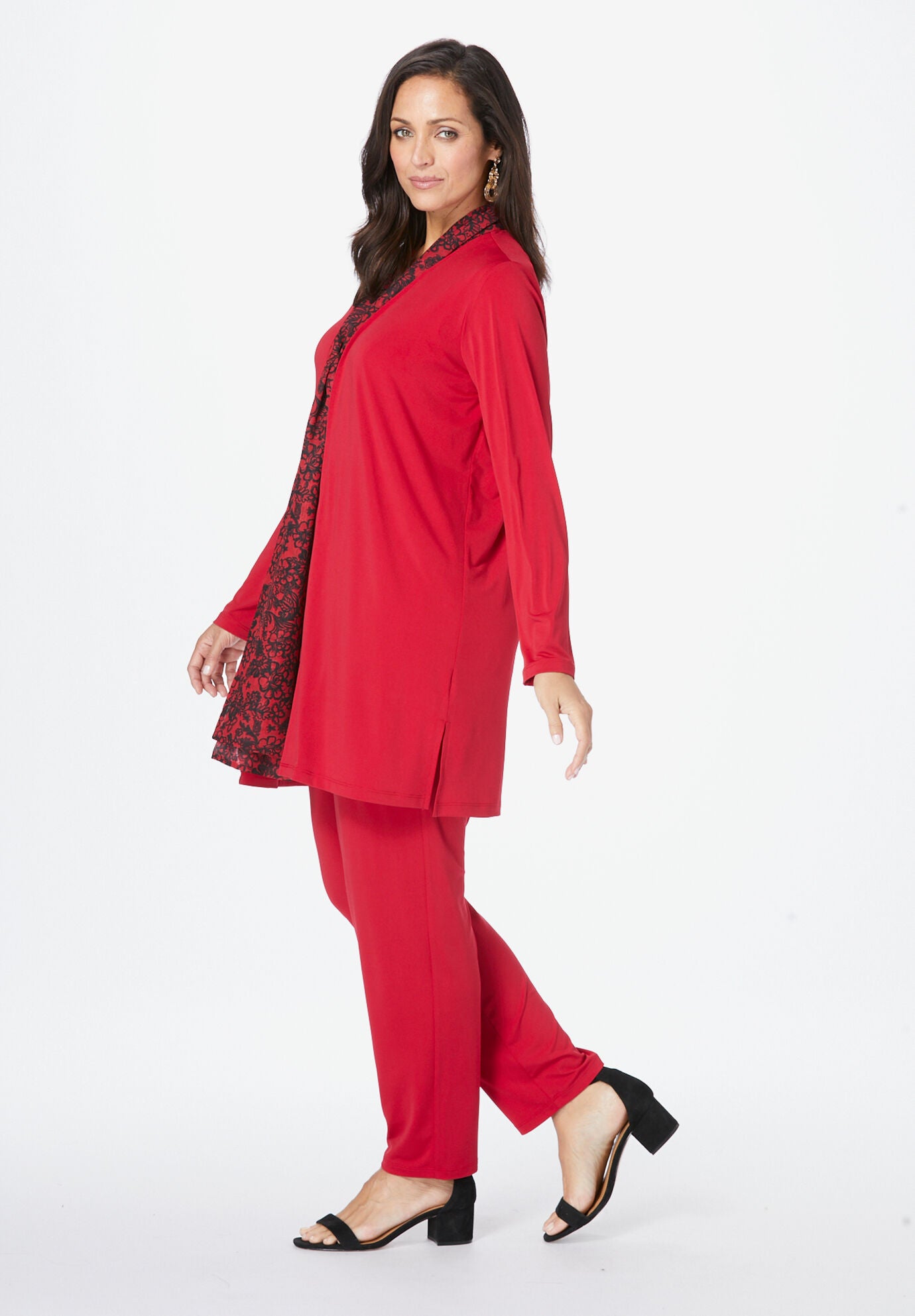 3 Piece Scarf Pant Set, , alternate image number 2