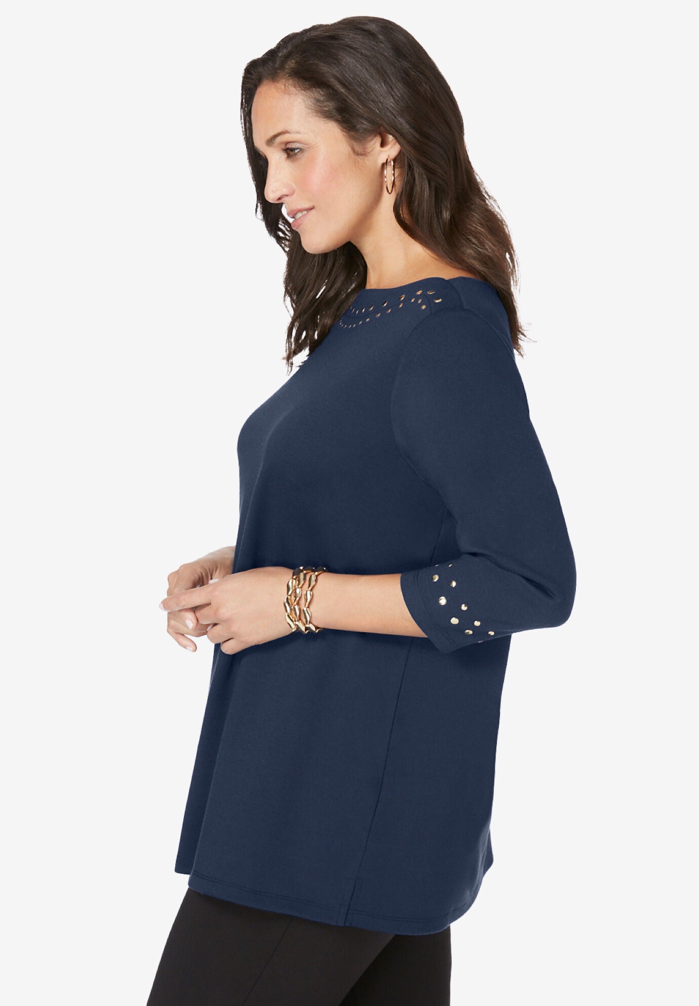 Ponte Studded Tunic, , alternate image number 2