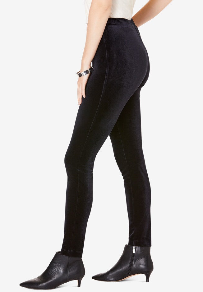Velour Leggings, , alternate image number 2