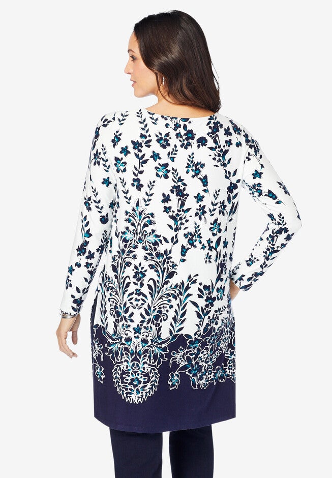 Side-Slit Tunic, , on-hover image number 1