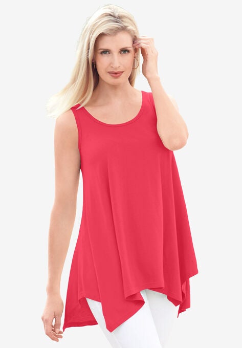 Sharktail Tank, VIBRANT WATERMELON, hi-res image number null
