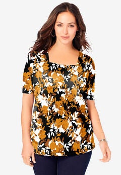 Square Neck Tee