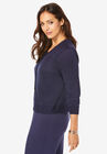 Jewelneck Cardigan, , alternate image number null