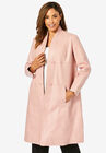 Leather Swing Coat, SOFT BLUSH, hi-res image number null