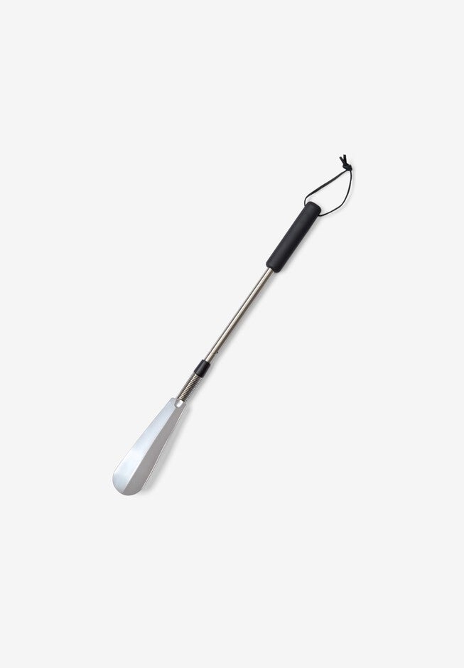 Extendable Metal Shoe Horn, SILVER, hi-res image number null