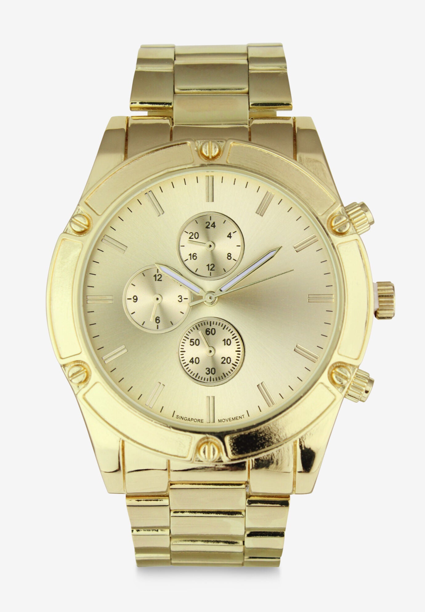 Gold Analog Watch, GOLD, hi-res image number 0