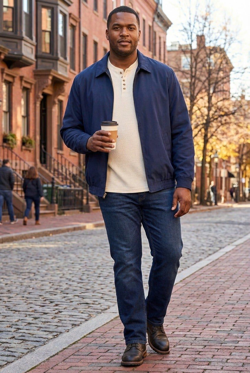 Classic Water-Resistant Bomber, NAVY, hi-res image number 0