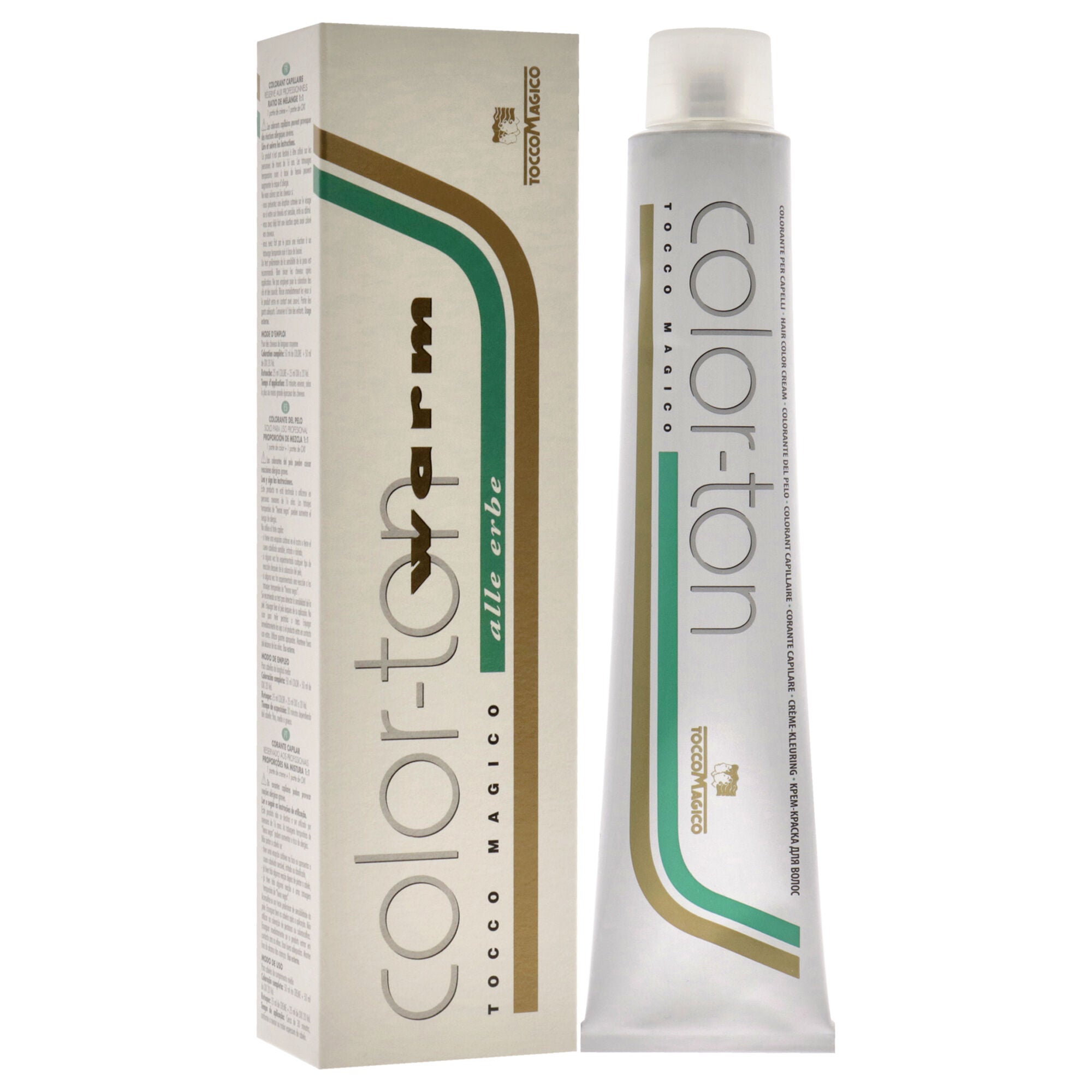 Color-Ton Permanent Hair Color - 9NW-9.03 Very Light Warm Blond by Tocco Magico for Unisex - 3.38 oz Hair Color, Brown, alternate image number 2