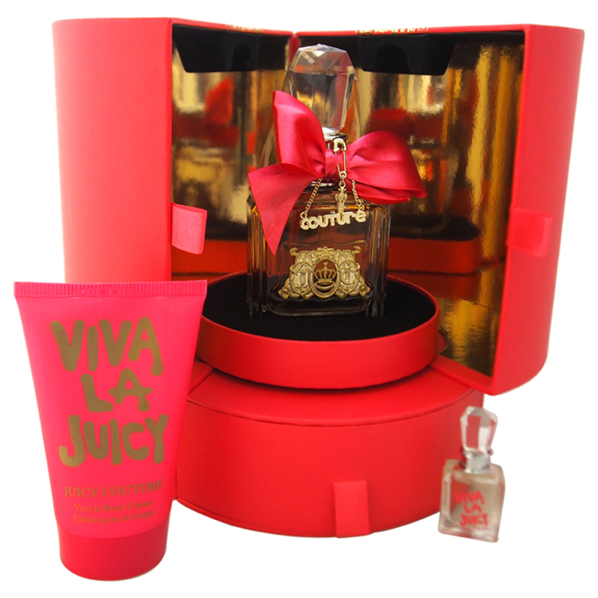 Viva La Juicy by Juicy Couture for Women - 3 Pc Gift Set 3.4oz EDP Spray, 4.2oz Body Cream, 0.17oz Parfum Splash, , alternate image number 1
