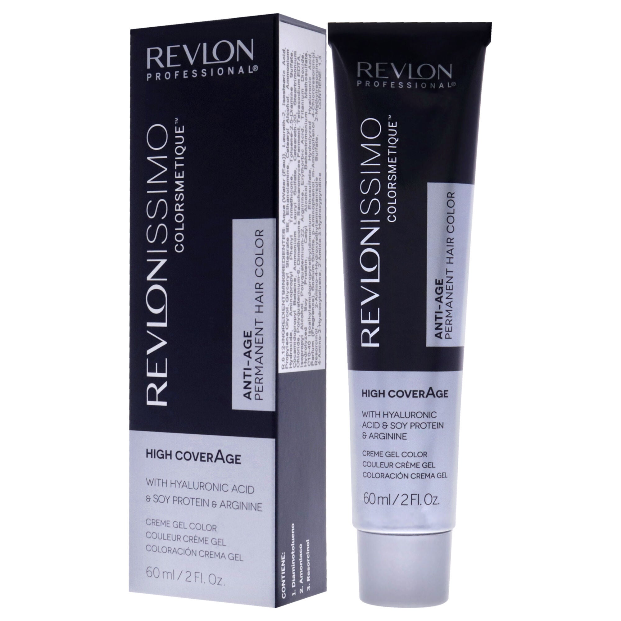 Revlonissimo Colorsmetique High Coverage - 6.12 Dark Frosty Blonde by Revlon for Unisex - 2 oz Hair Color, , alternate image number 7