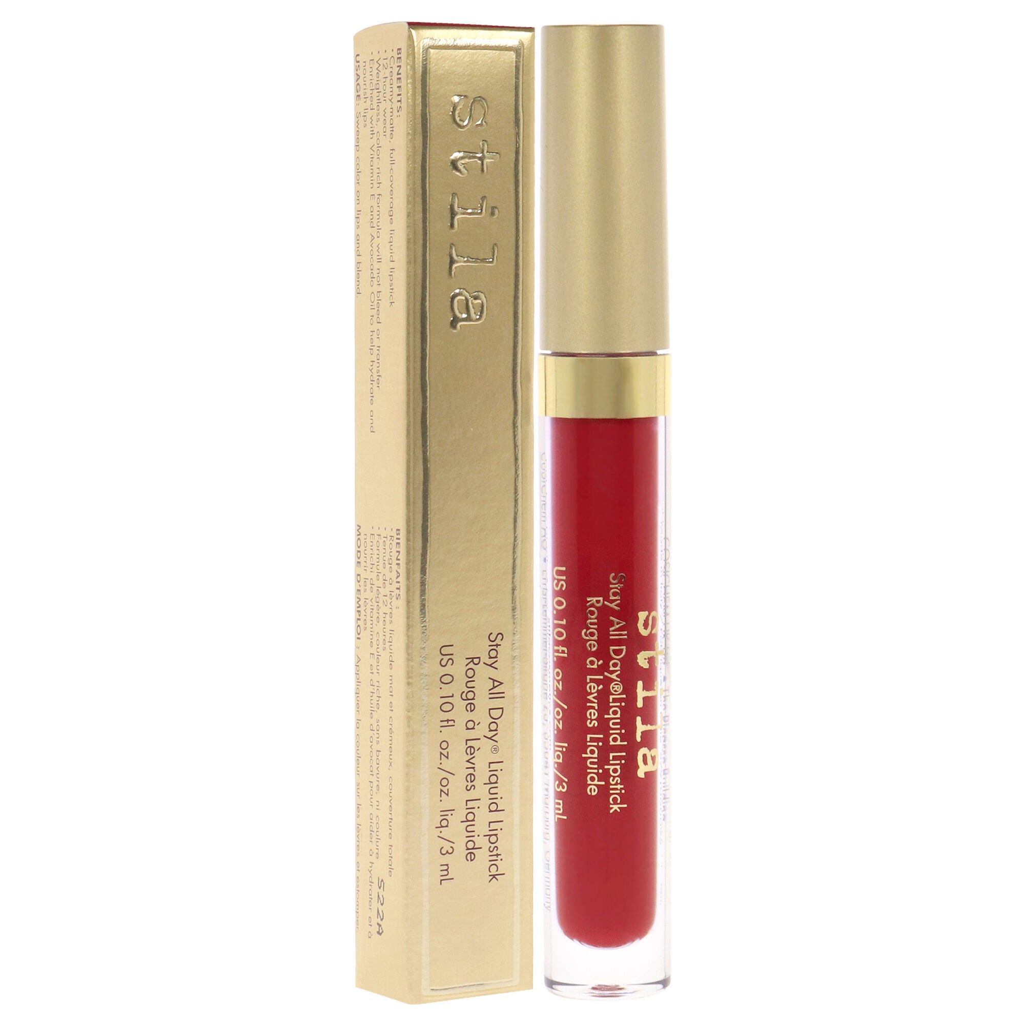 Stay All Day Liquid Lipstick - Fiery by Stila for Women - 0.1 oz Lipstick, , alternate image number 6