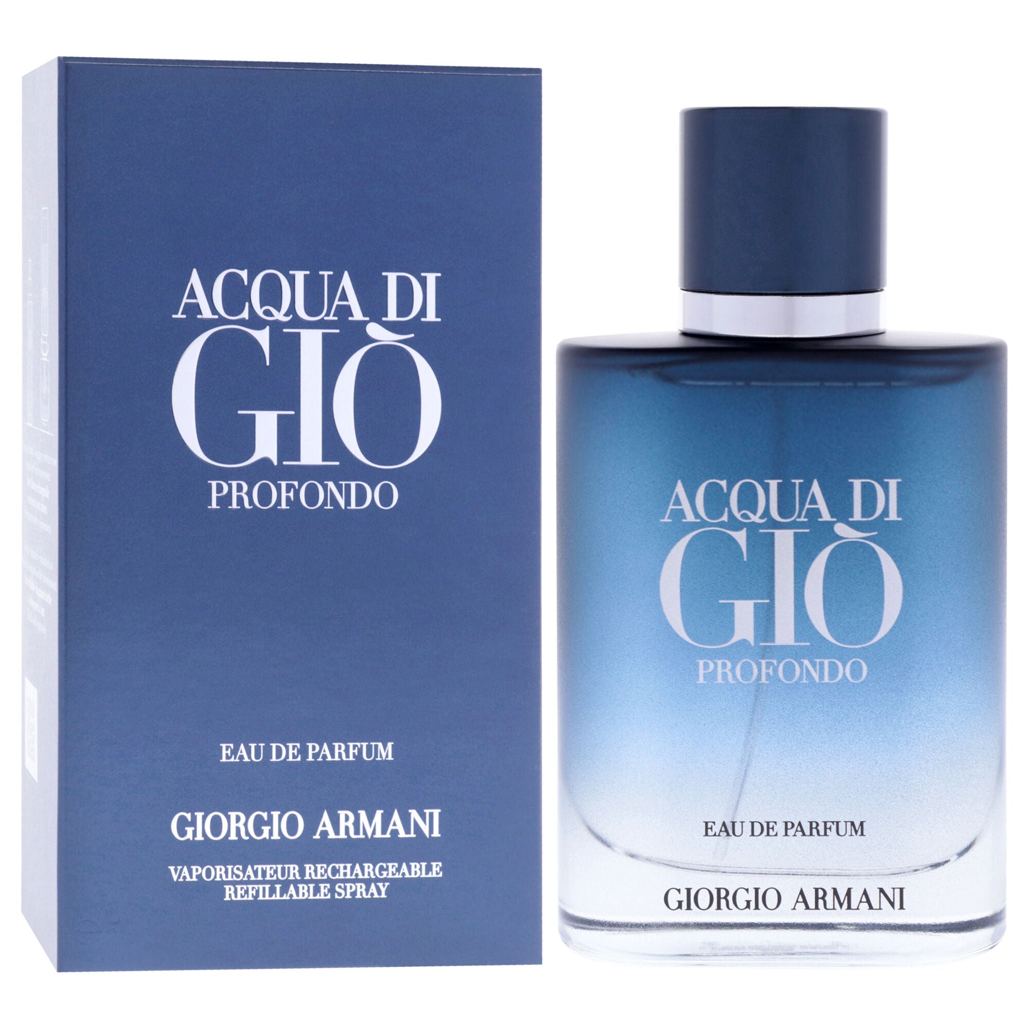 Acqua Di Gio Profondo by Giorgio Armani for Men - 1.6 oz EDP Spray, Clear, alternate image number 1