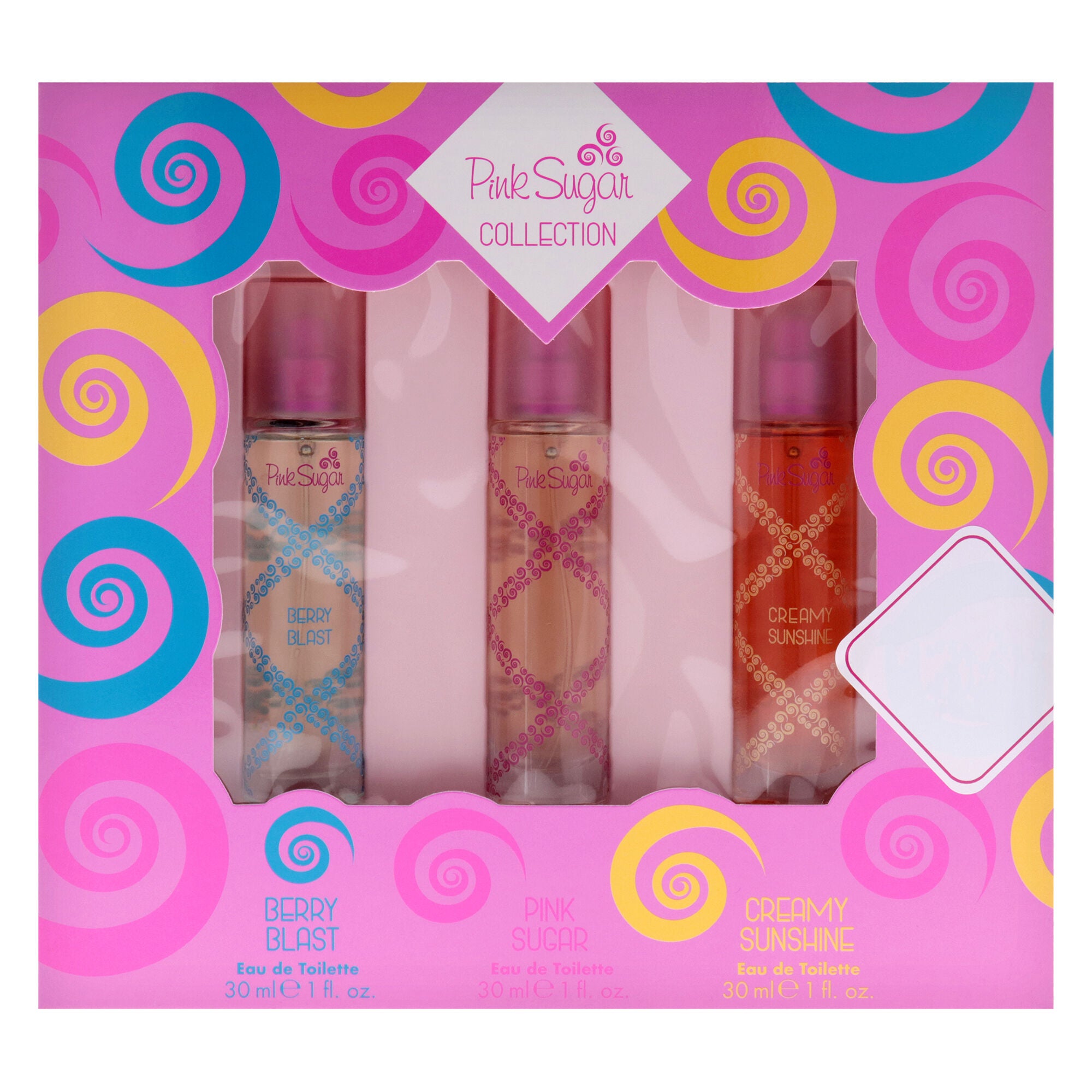 Pink Sugar Collection by Aquolina for Women - 3 Pc Gift Set 1oz Pink Sugar EDT Spray, 1oz Berry Blast EDT Spray, 1oz Cream Sunshine EDT Spray, Clear, alternate image number 4