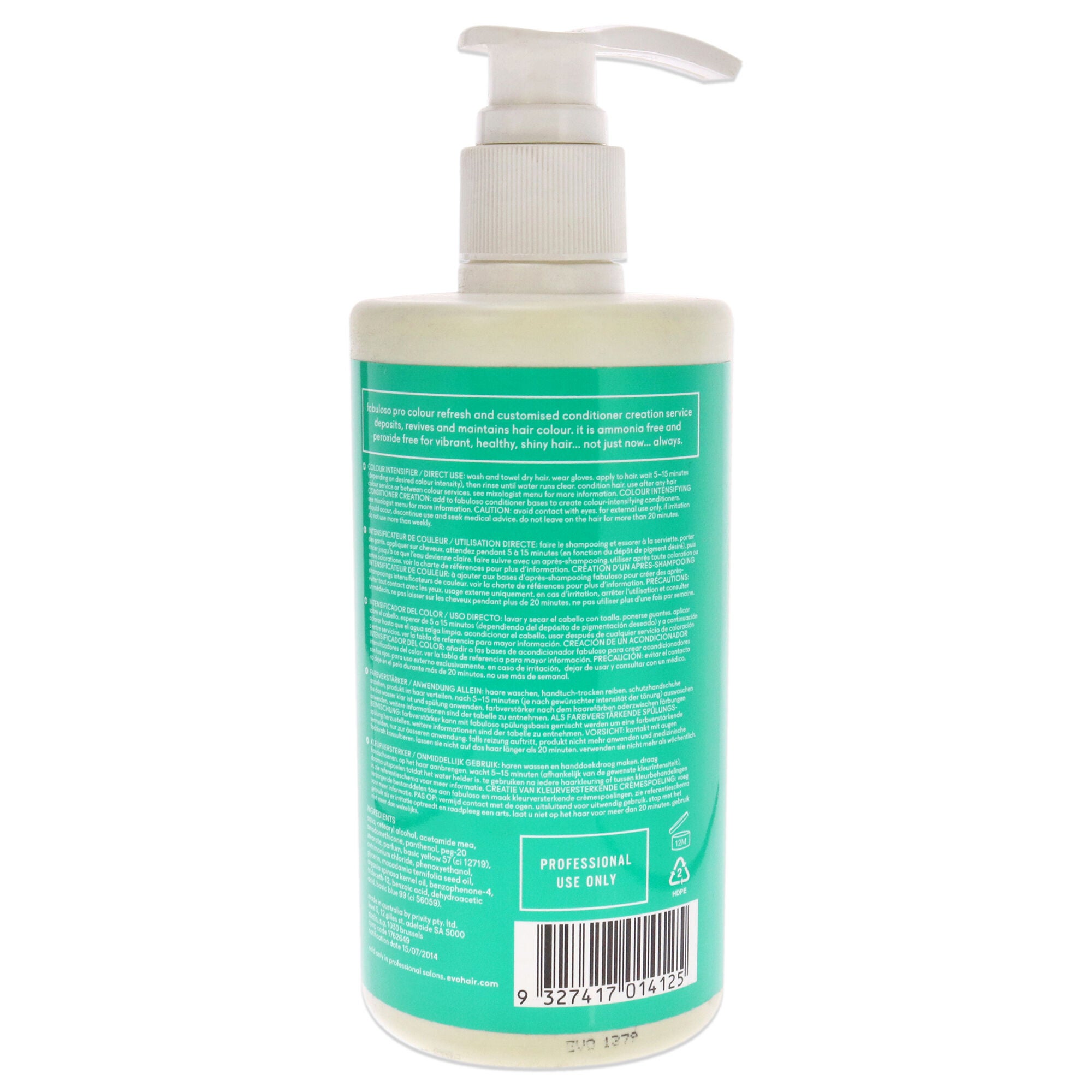 Pro Green Colour Intensifier by Evo for Women - 16.9 oz Treatment, See Description, alternate image number 2