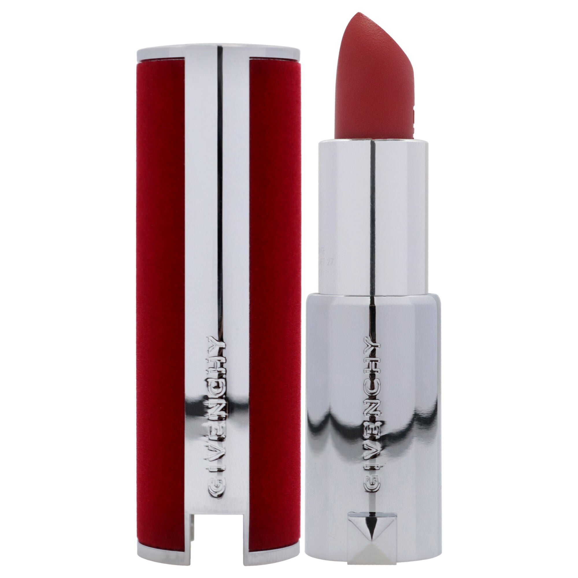 Le Rouge Deep Velvet Matte Lipstick - N27 by Givenchy for Women - 0.12 oz Lipstick, See Description, alternate image number 4