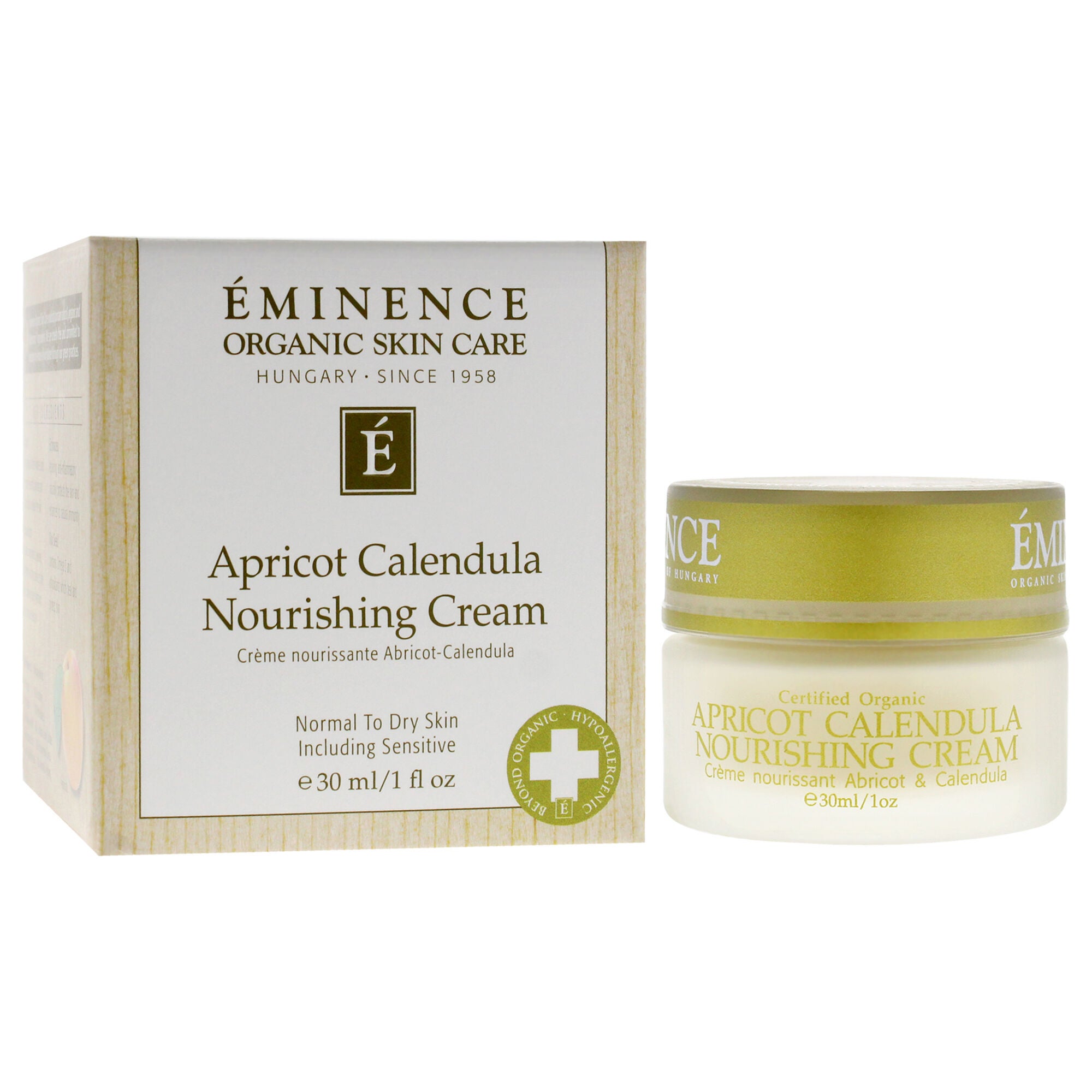 Apricot Calendula Nourishing Cream by Eminence for Unisex - 1 oz Cream, See Description, alternate image number 1