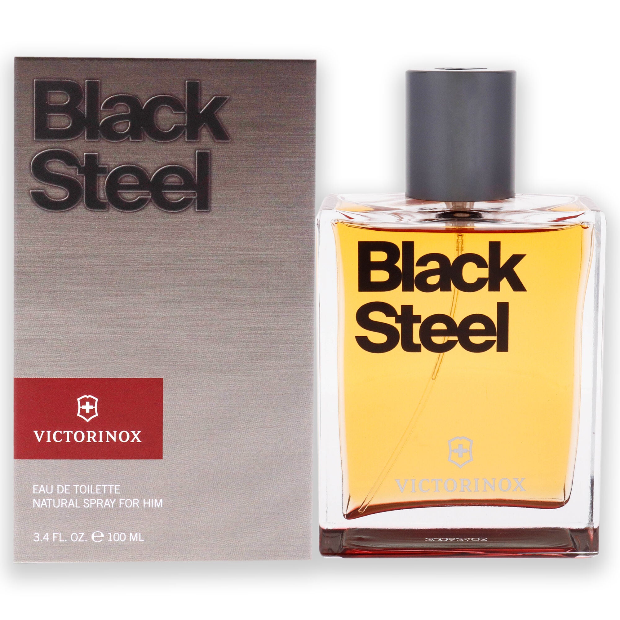 Black Steel by Swiss Army for Men - 3.4 oz EDT Spray, See Description, hi-res image number 0