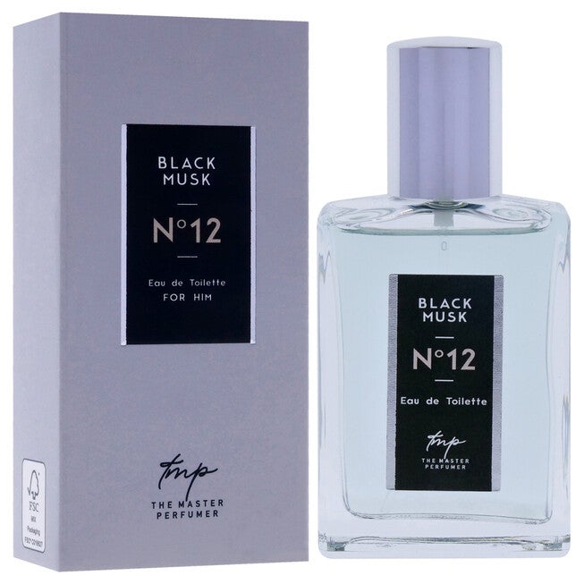 Black Musk N12 by The Master Perfumer for Men - 1 oz EDT Spray, See Description, alternate image number 2