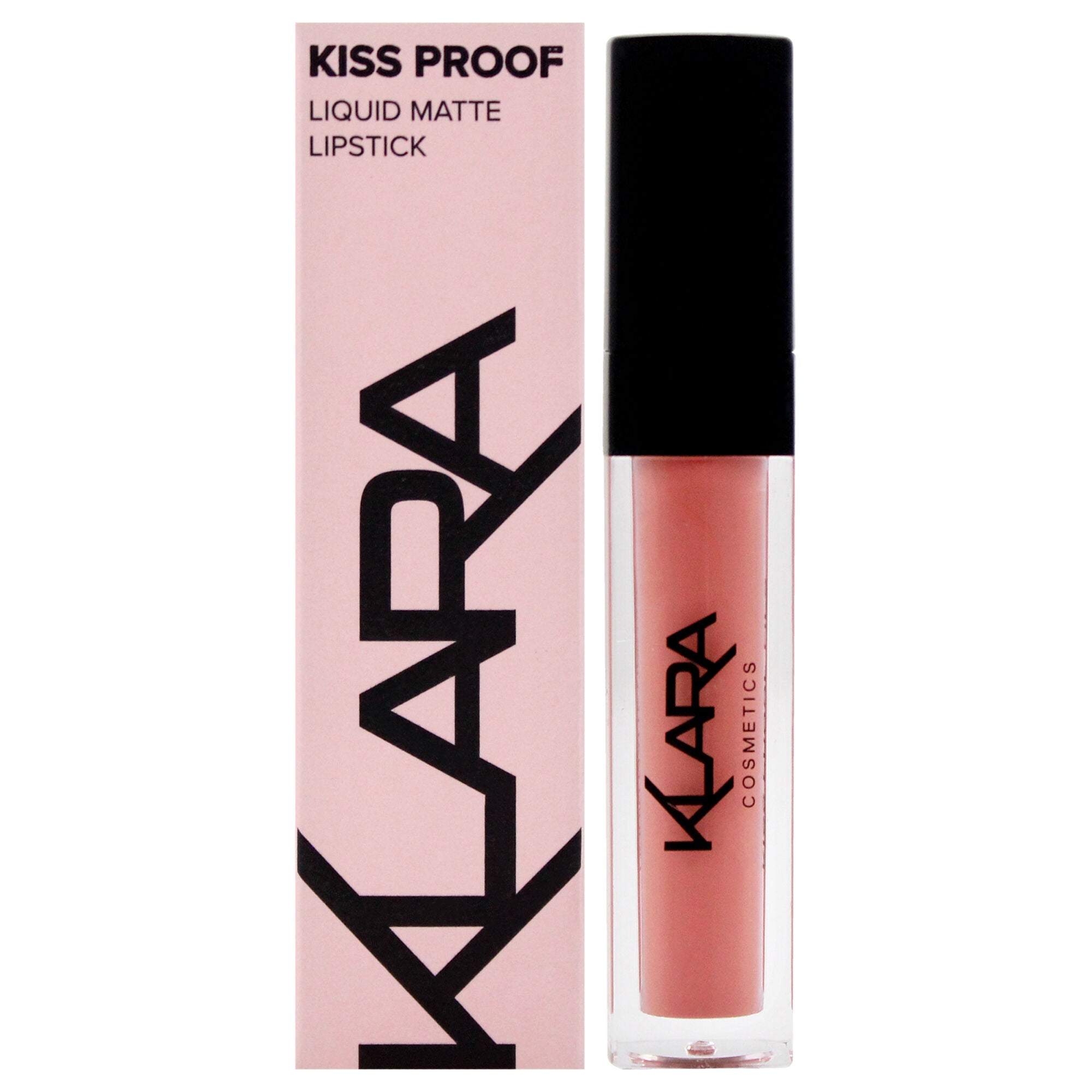 Kiss Proof Lipstick Liquid Matte - 21 Naughty Nude by Klara for Women - 0.27 oz Lipstick, See Description, hi-res image number 0