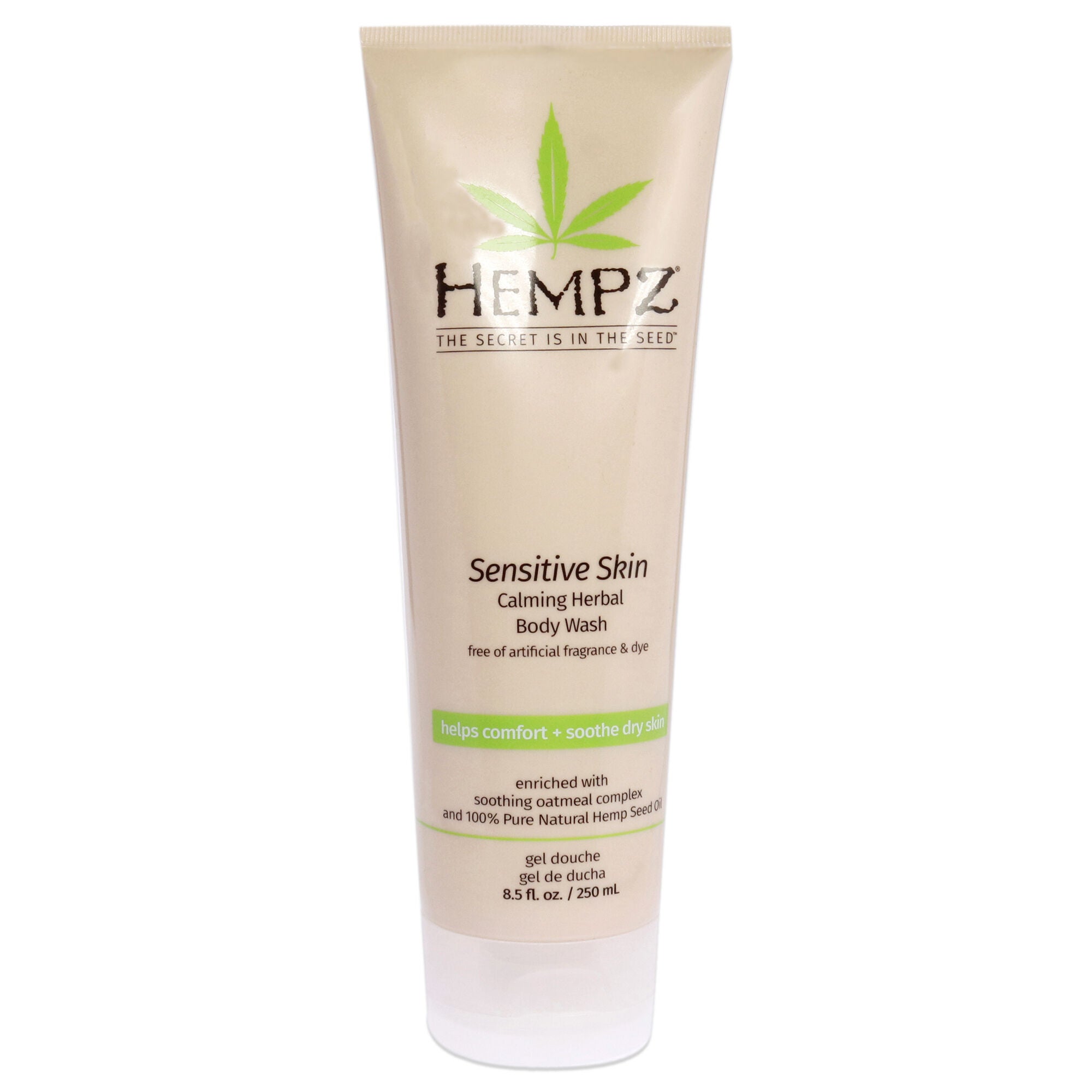 Sensitive Skin Herbal Body Wash by Hempz for Unisex - 8.5 oz Body Wash, See Description, hi-res image number 0