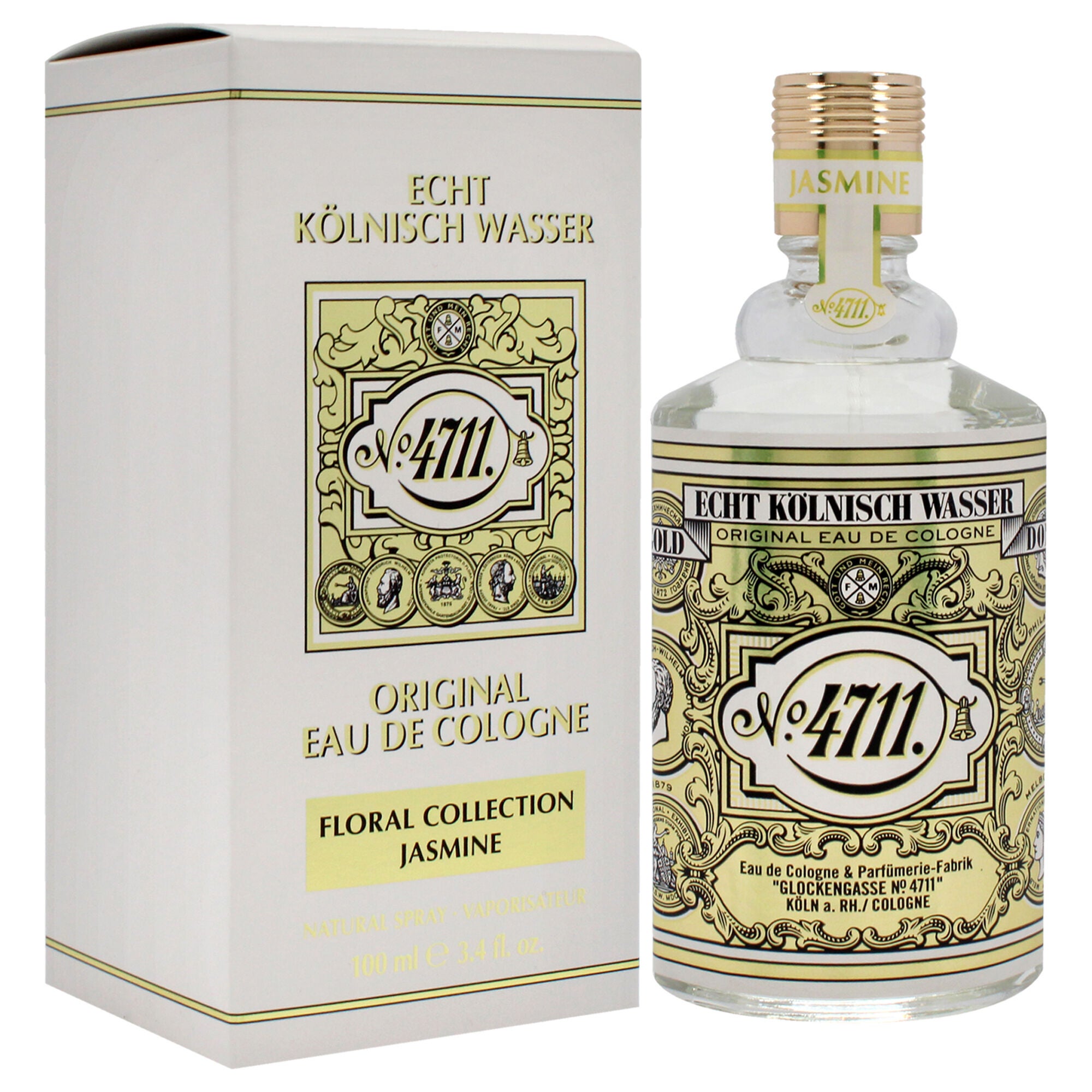 4711 Floral Collection - Jasmine by Muelhens for Unisex - 3.4 oz EDC Spray, See Description, alternate image number 2