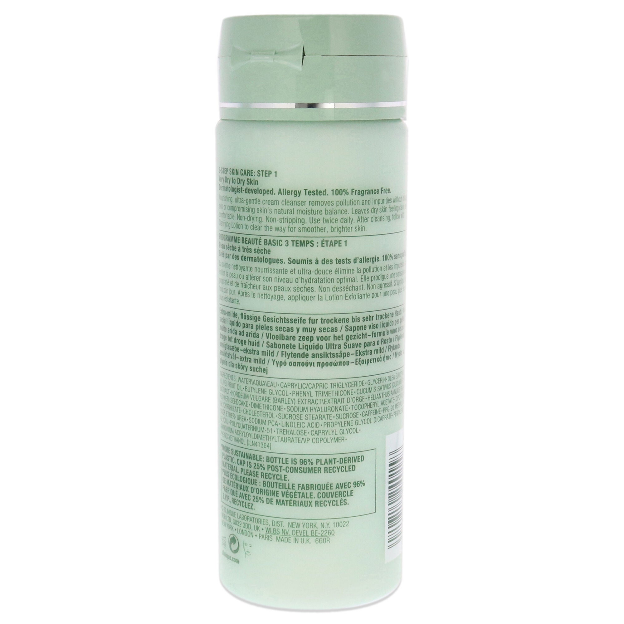 All About Clean Liquid Facial Soap Extra Mild by Clinique for Unisex - 6.7 oz Soap, , alternate image number 3