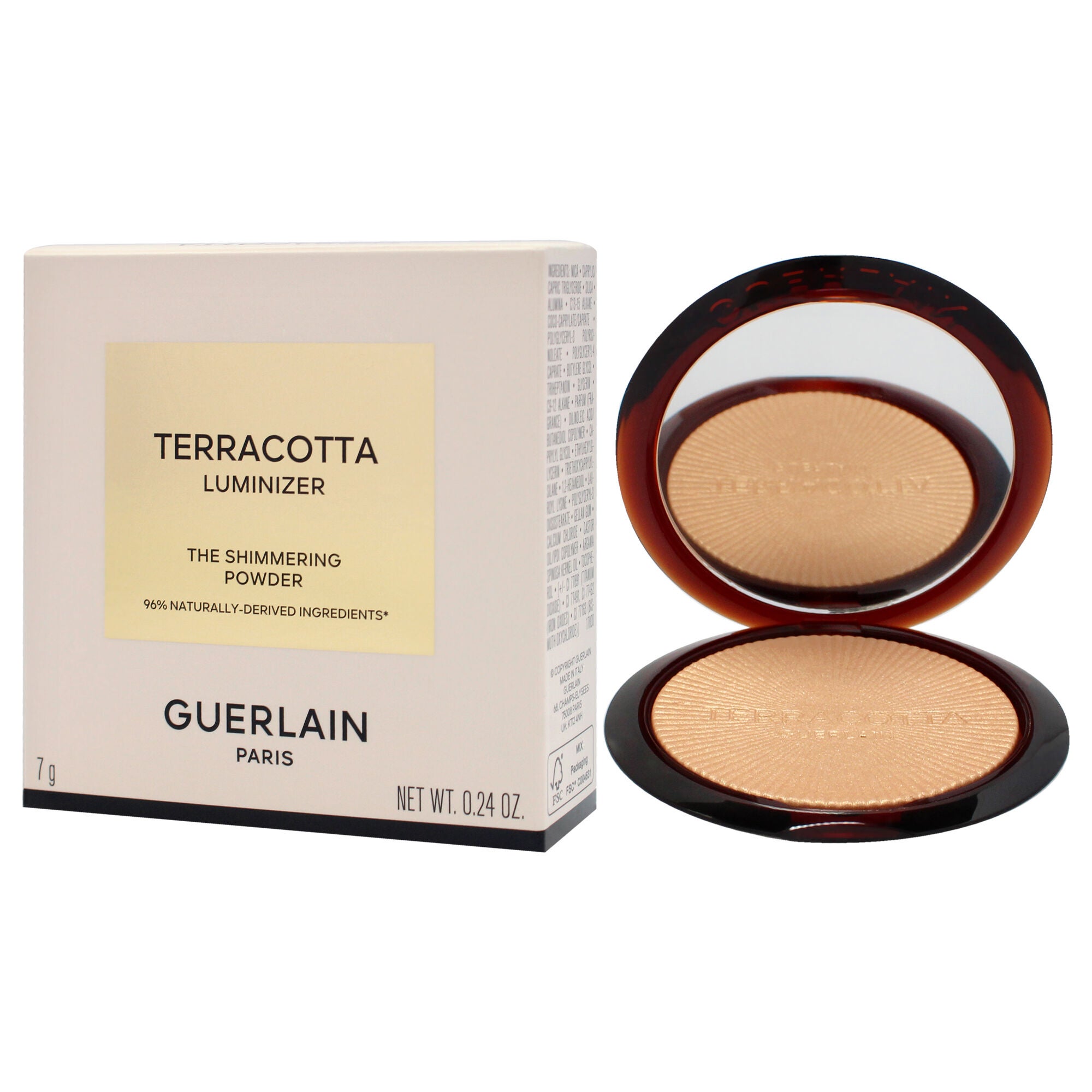 Terracotta Luminizer The Shimmering Powder - 01 Warm Gold by Guerlain for Women - 0.24 oz Powder, Beige, alternate image number 3
