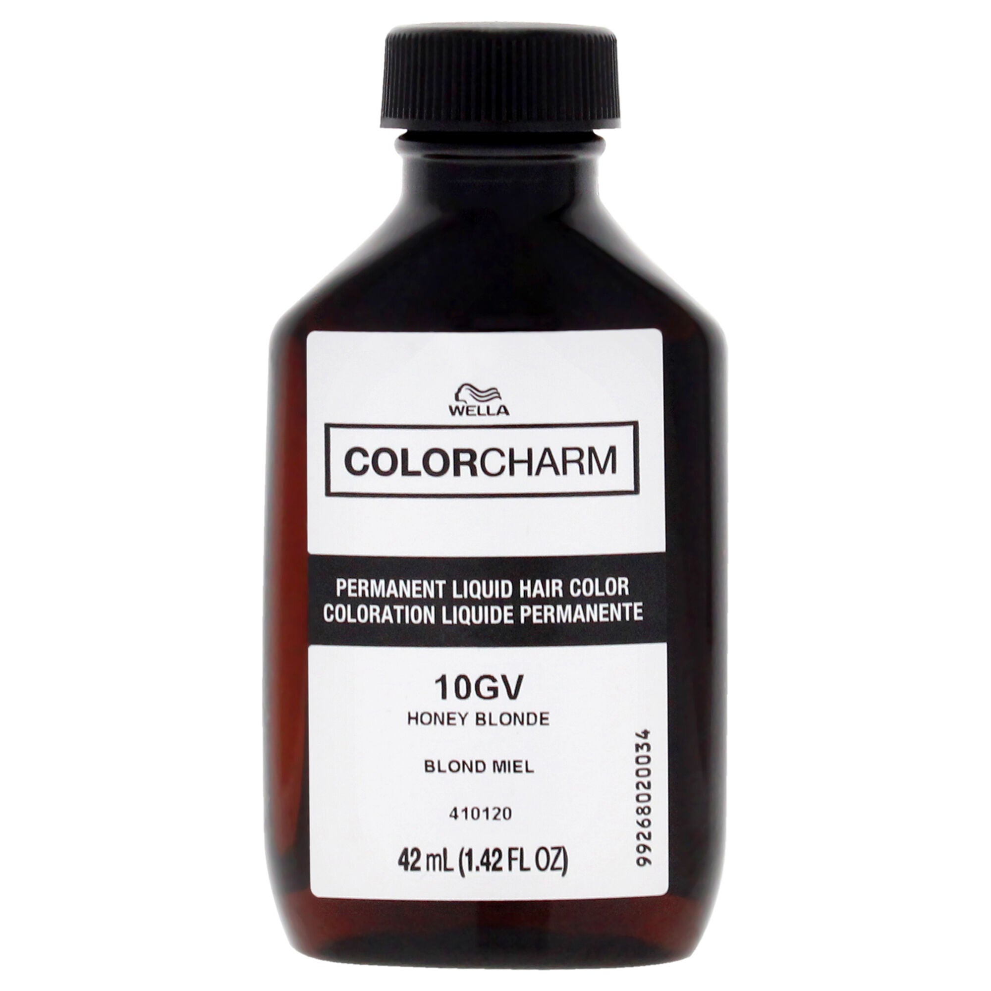 Color Charm Permanent Liquid Hair Color - 1036 10GV Honey Blonde by Wella for Unisex - 1.42 oz Hair Color, See Description, alternate image number 1