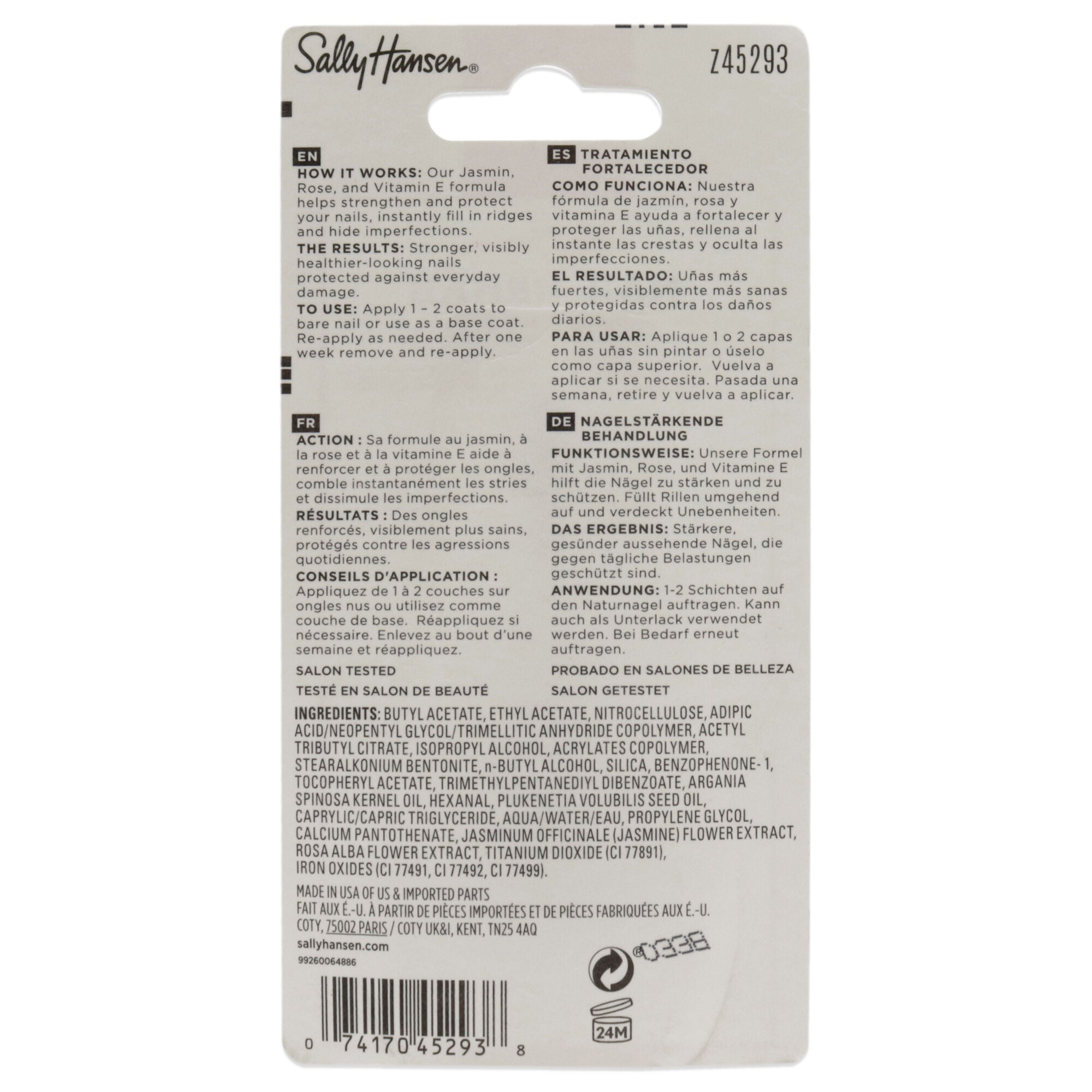 Nail Rehab Strengthener - 45293 by Sally Hansen for Women - 0.33 oz Nail Treatment, , alternate image number 3