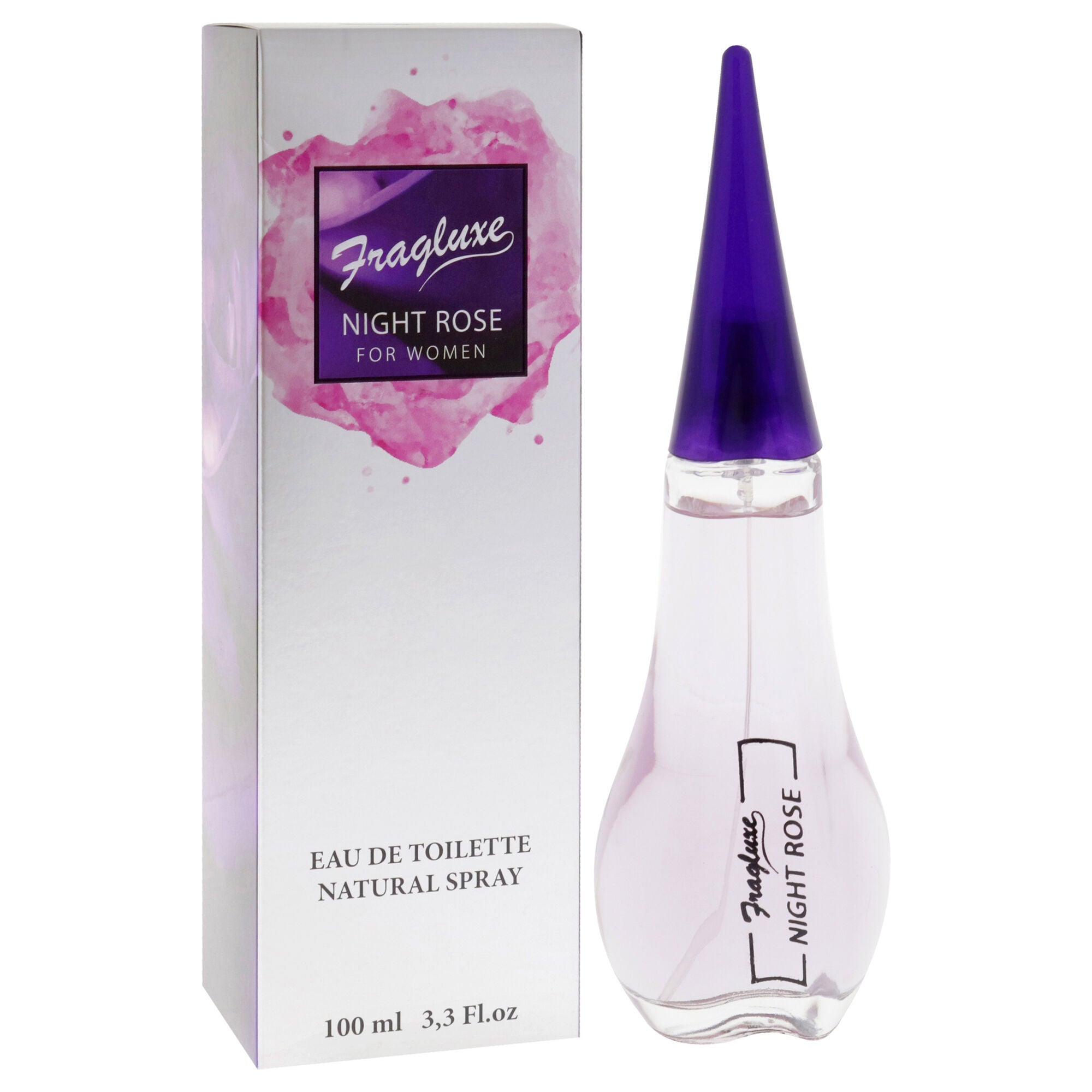 Night Rose by Fragluxe for Women - 3.3 oz EDT Spray, Clear, alternate image number 2