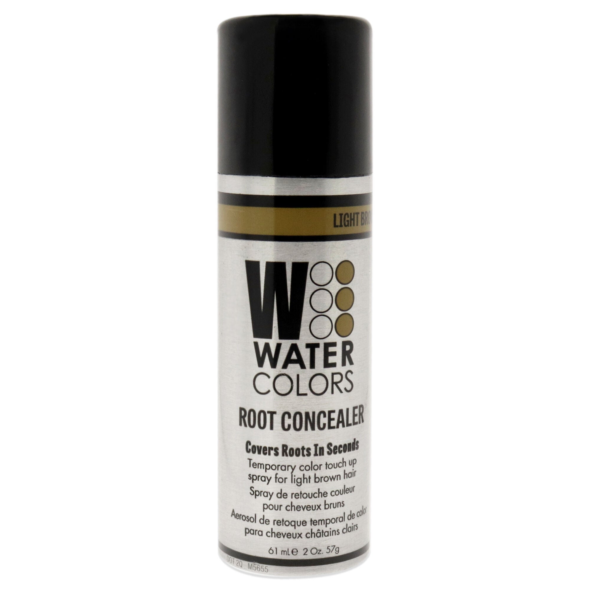 Watercolors Root Concealer - Light Brown by Tressa for Unisex - 2 oz Hair Color Spray, See Description, hi-res image number 0