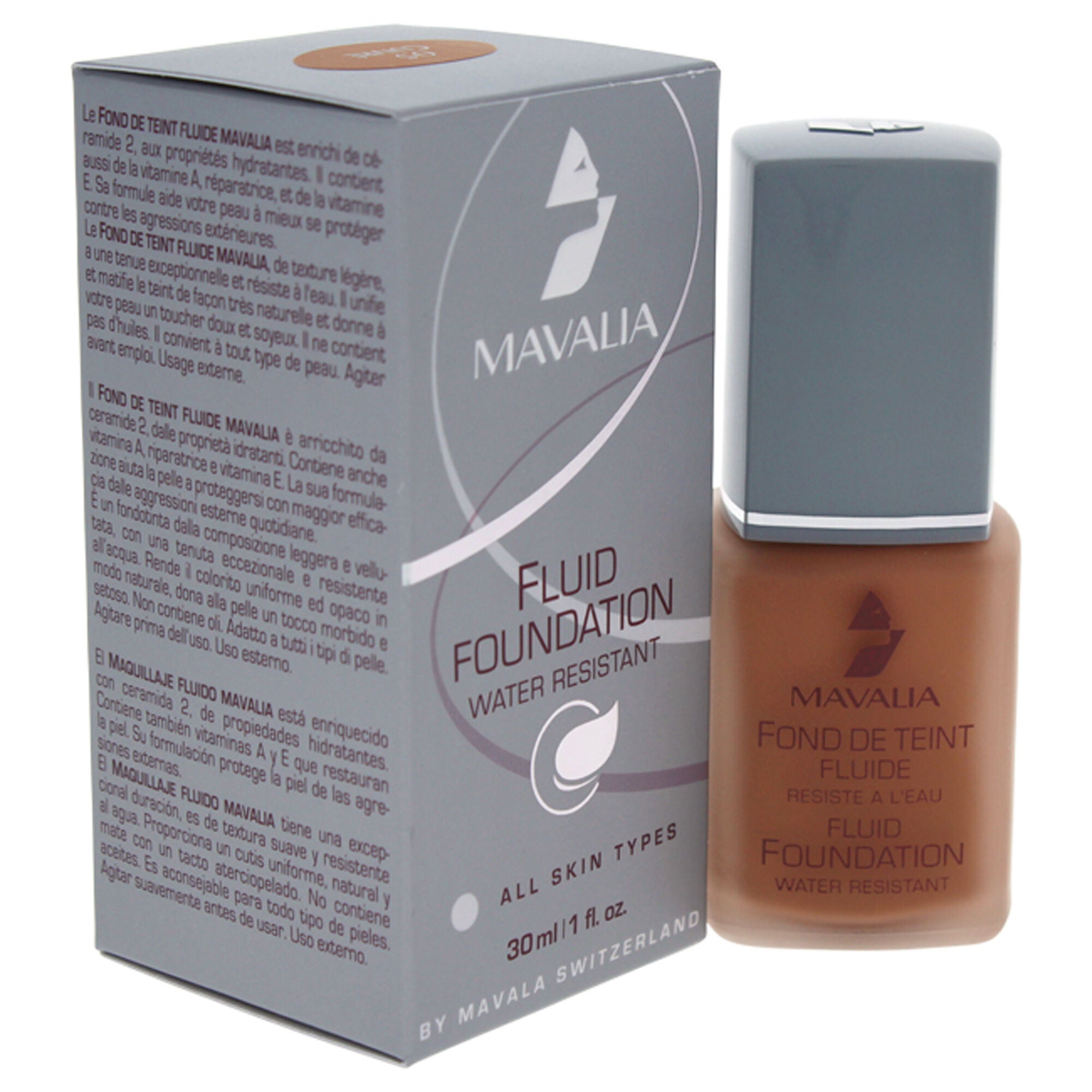 Fluid Foundation - # 05 Cuivre by Mavala for Women - 1 oz Foundation, , alternate image number 2