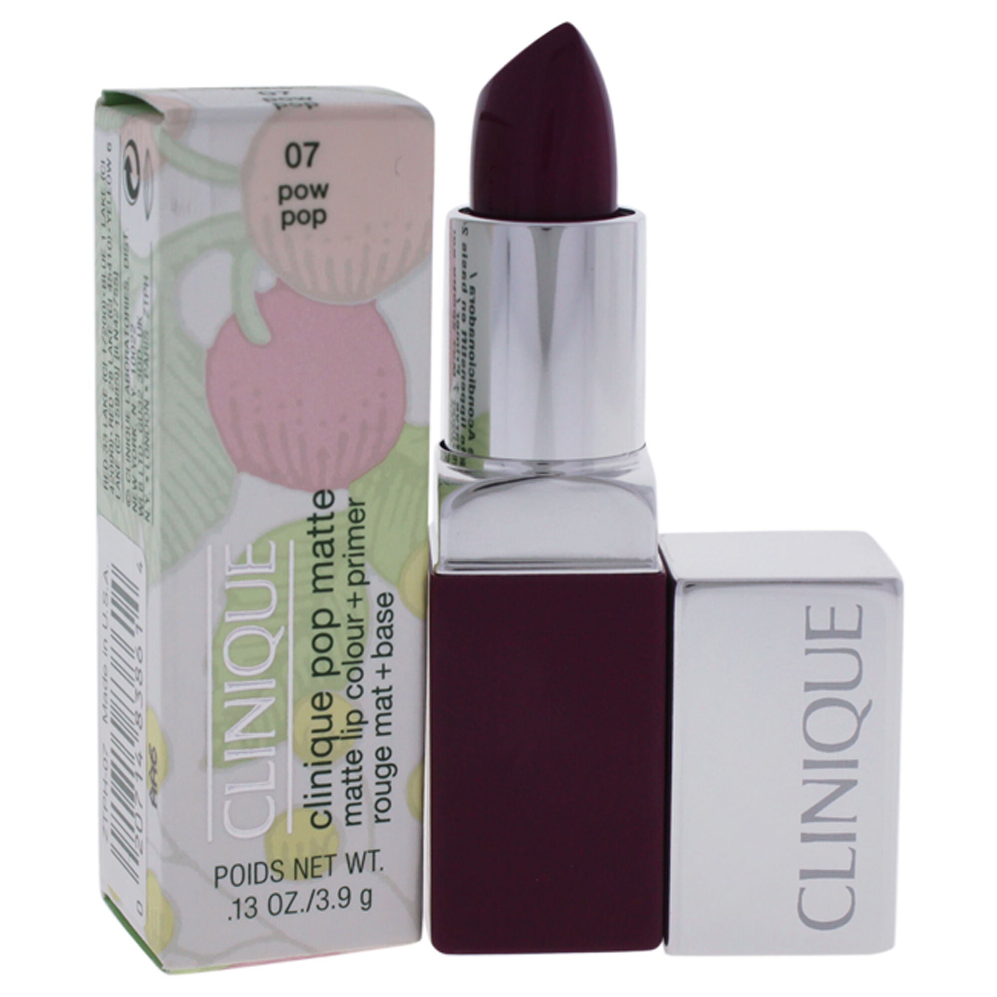 Clinique Pop Matte Lip Colour + Primer - 07 Pow Pop by Clinique for Women - 0.13 oz Lipstick, , alternate image number 1